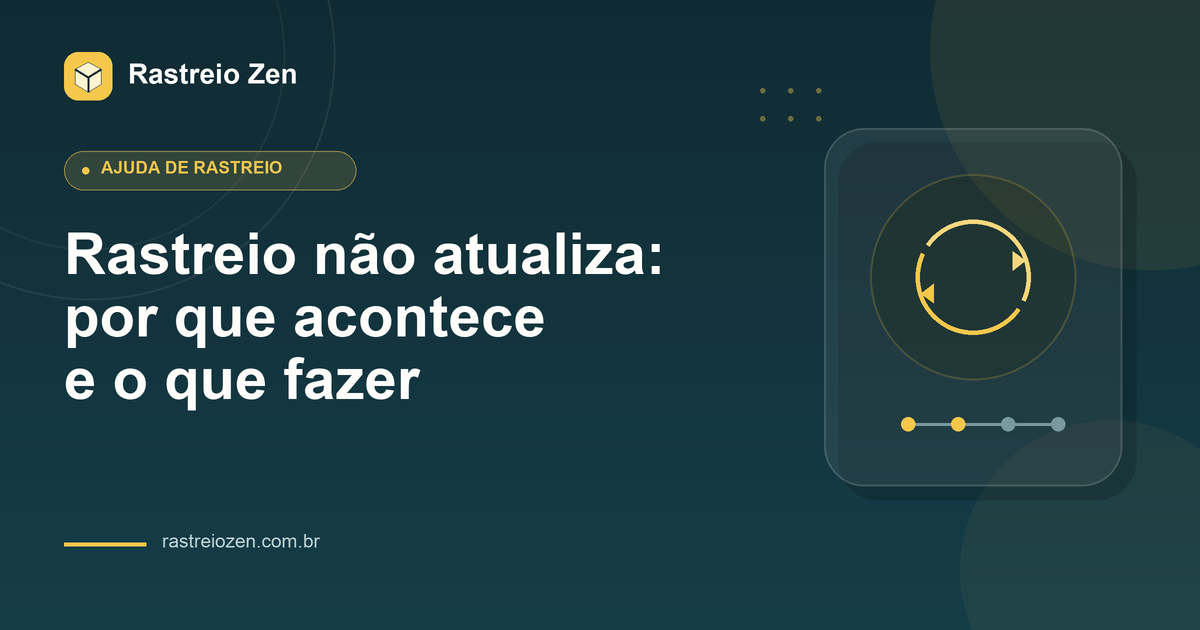 Ilustração do Rastreio Zen para Rastreio não atualiza: por que acontece e o que fazer